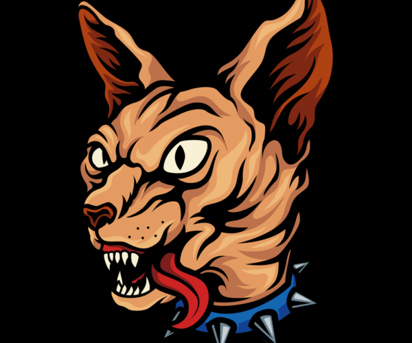 Angry Cat - Spiked Collar Edition