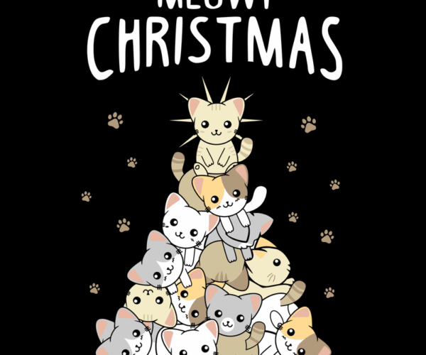 Meowy Christmas - Kitten Pile Design