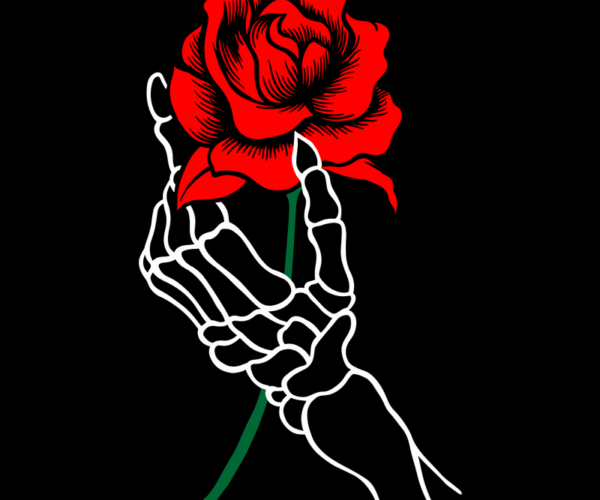 Skeletal Rose - Gothic Romance