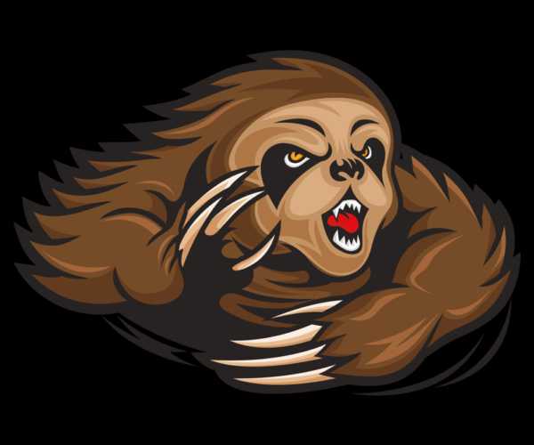 Angry Sloth - Furious Mascot