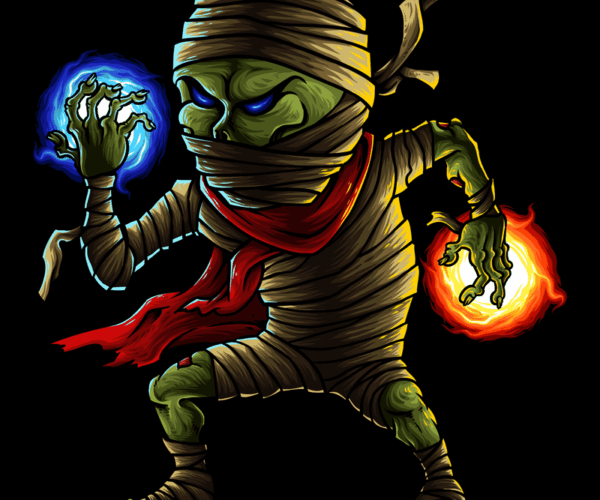 Bandaged Sorcerer - Elemental Casting