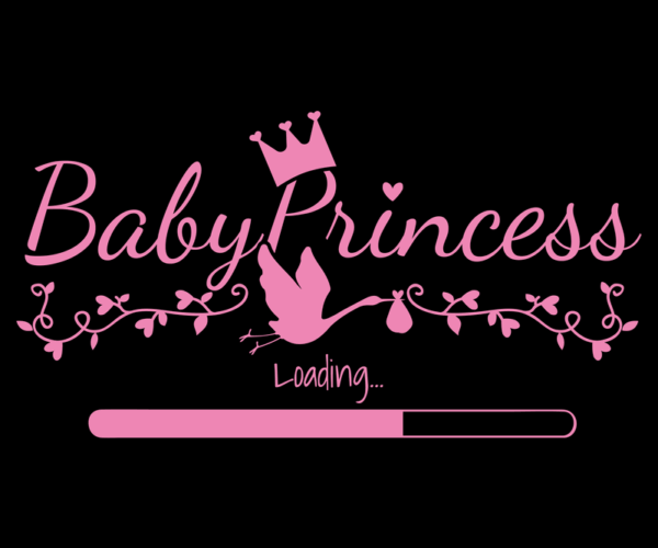 Baby Princess - Stork Delivery Announcement