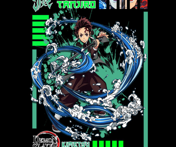 Water Breathing - Demon Slayer Artwork