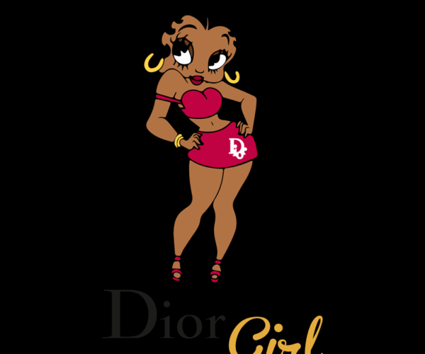 Dior Betty Boop - Cartoon Fashionista
