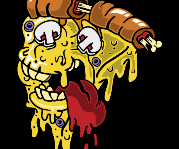 Zombie Pizza - Creepy Slice