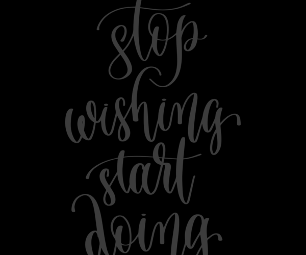 Calligraphy Quote - Motivational Design