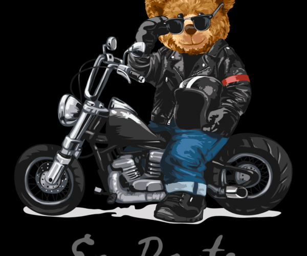 Biker Bear - Road Trip Edition