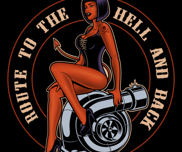 Turbo Devil - Automotive Pin-Up