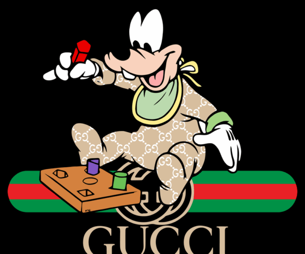 Baby Goofy in Gucci - Designer Daze