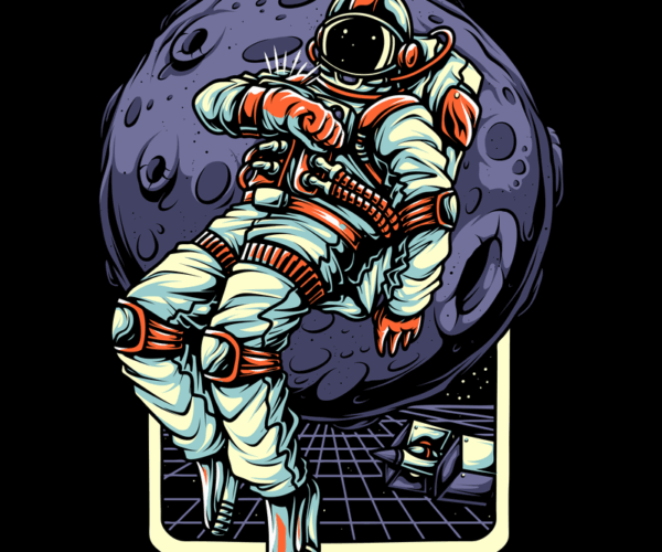 Spacewalk Chill - Retro Astronaut