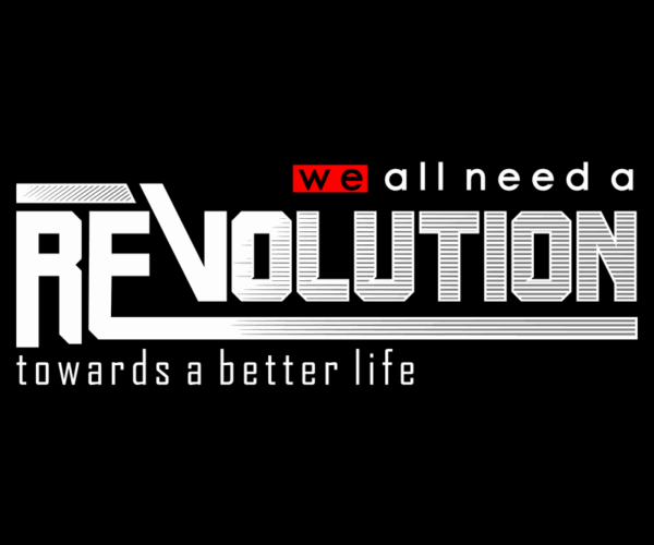 Revolution - Vector Typography Design