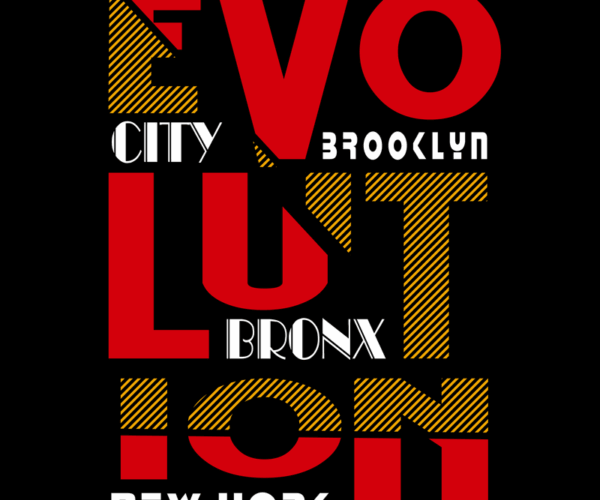 Evolution City - Typography Design
