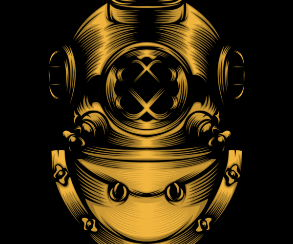 Deep Sea Helmet - Engraved Explorer's Edition