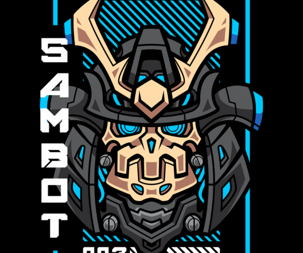 SAMBOT - Cyberpunk Samurai Robot