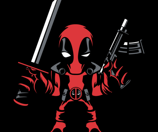 Chibi Deadpool - Merc with a Mouth