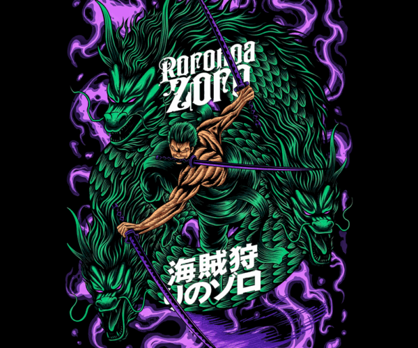 Roronoa Zoro - Three-Sword Dragon Style