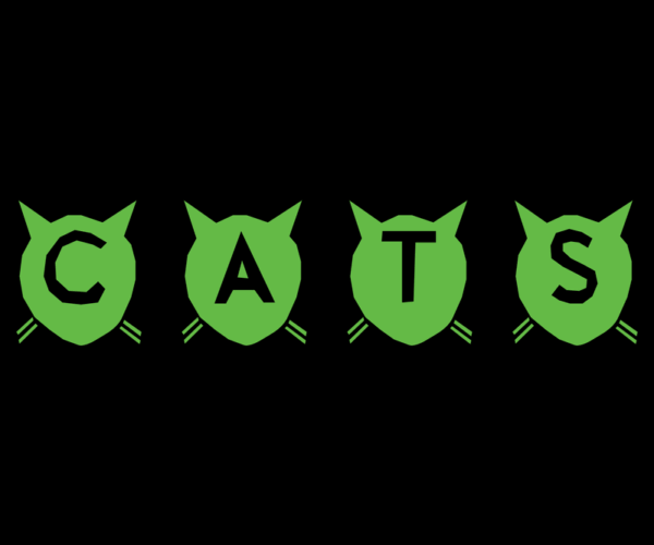 Cats Logo - Modern Typography
