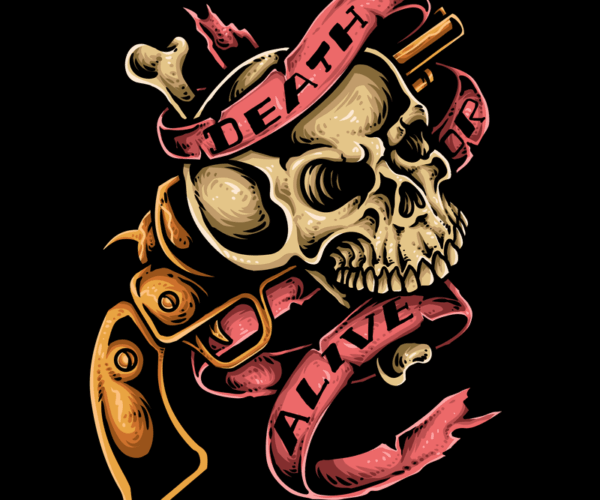 Death or Alive - Western Skull