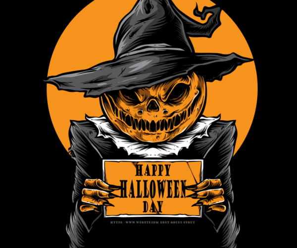 Spooky Scarecrow - Halloween Greetings