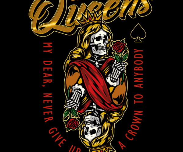 Crazy Queens - Playing Card Skeleton