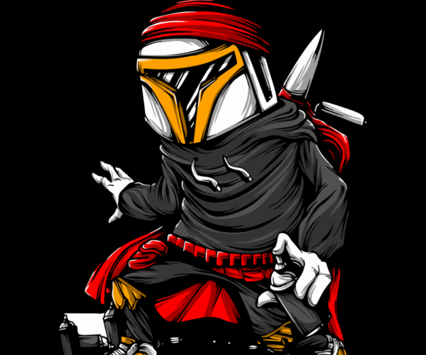 Mandalorian Graffiti Artist - Urban Bounty Hunter