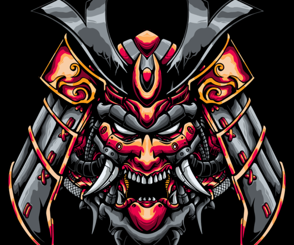 Cyberpunk Ronin - Mechanical Oni