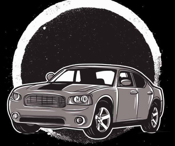 Charger R/T - Grayscale Muscle