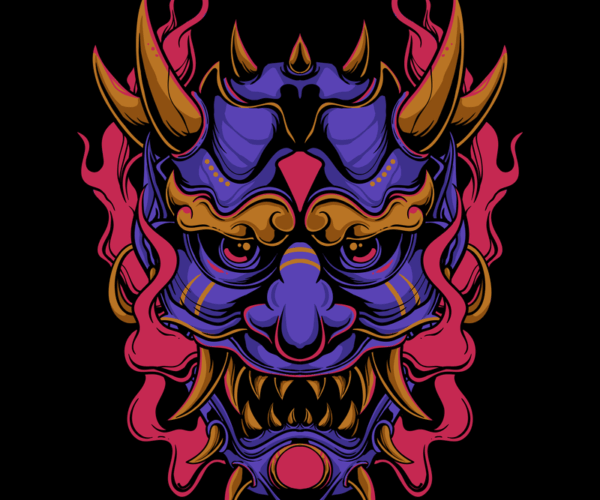 Oni Mask - Demon Wrath