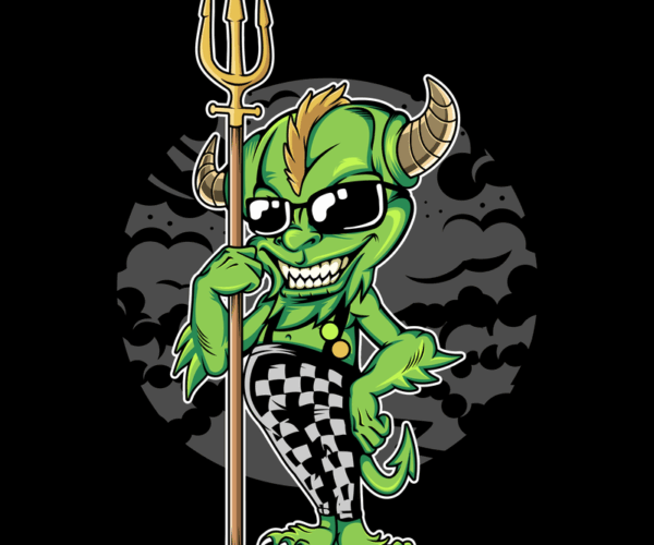 Devilish Dude - Cool Cartoon Character