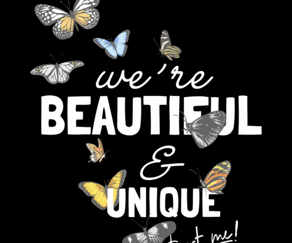 Butterfly Empowerment - Unique Affirmation Art