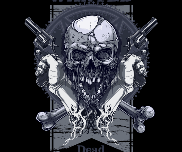 Undead Revolver - Wanted Poster