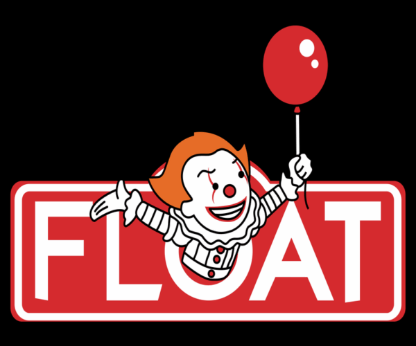 Spooky Clown - Floating Threat Design