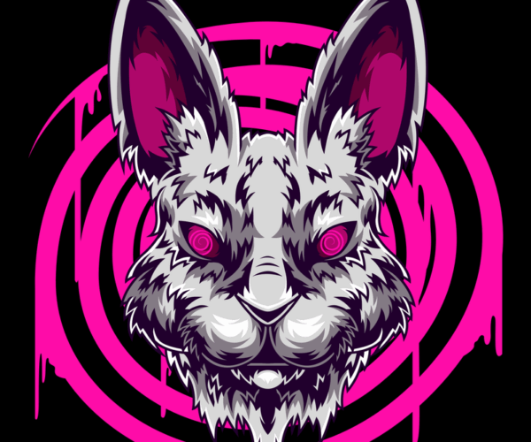 Psychedelic Bunny - Menacing Circle
