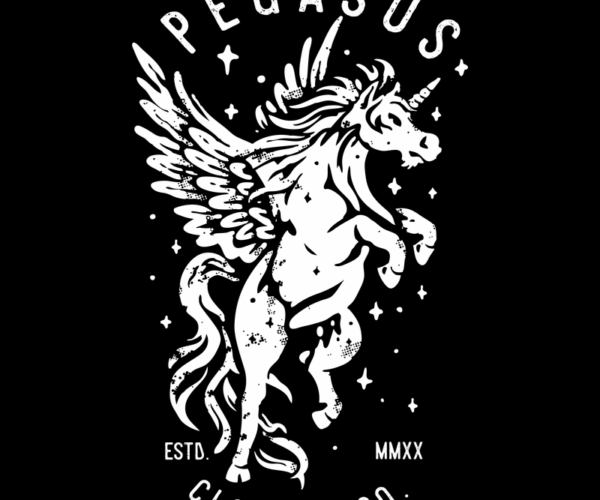 Pegasus & Unicorn Fusion - Celestial Clothing Brand