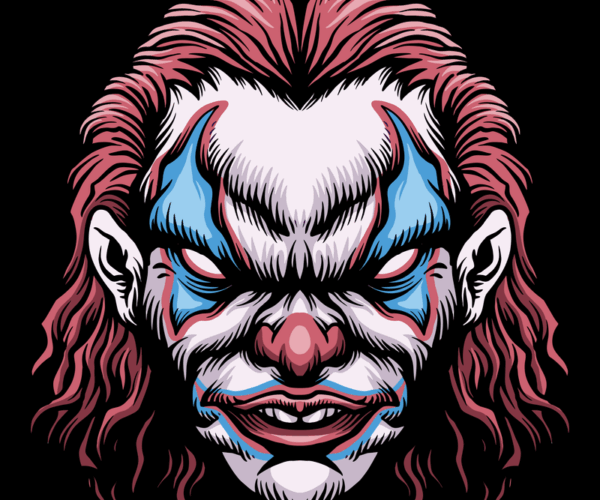 Evil Clown - Macabre Grin
