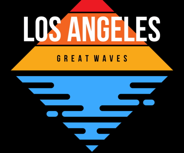 Los Angeles - Geometric Sunset Wave