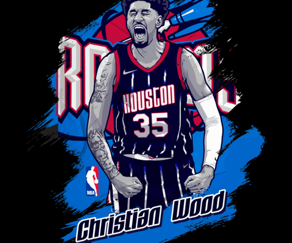 Christian Wood - Rockets Illustration