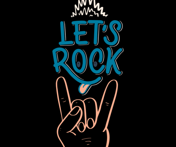 Rock On Hand - Tongue Out Edition