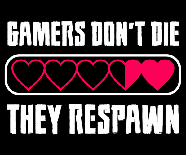 Gamer Health Bar - Graphic Tee Design