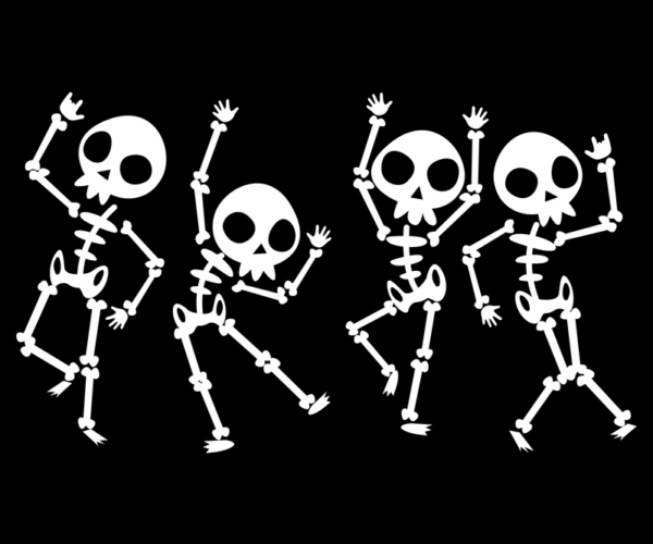 Dancing Skeletons - Spooky Celebration