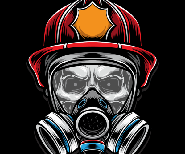 Firefighter Skull - Heroic Protector