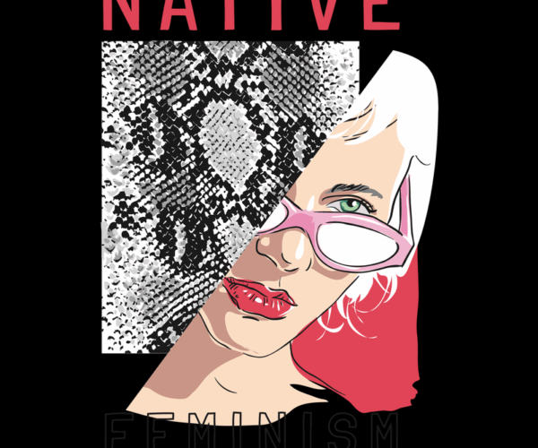 Native Feminism - Edgy Portrait