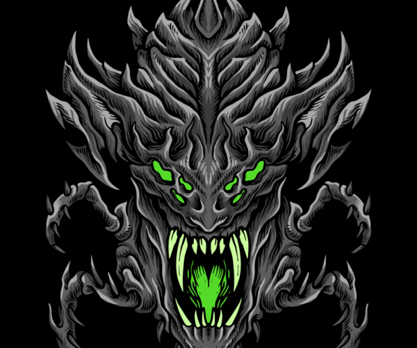 Abyssal Horror - Glowing Threat