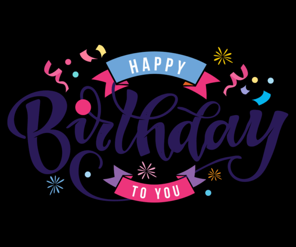Birthday Celebration - Typography Design