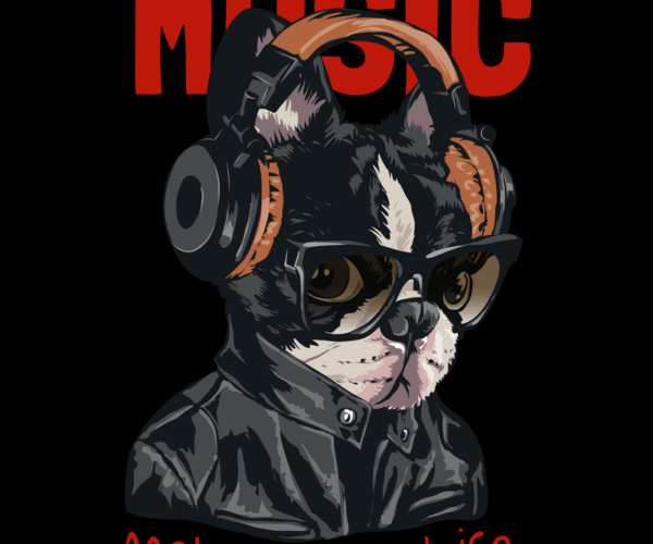 Cool Canine - Urban Hipster