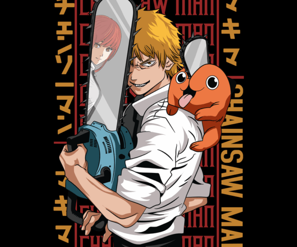 Chainsaw Duo - Edgy Anime Art