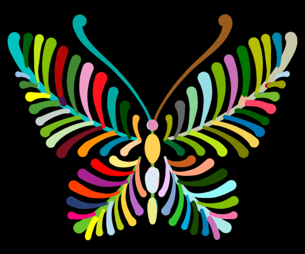 Colorful Butterfly - Abstract Design
