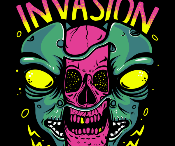 Alien Invasion - Cosmic Skull