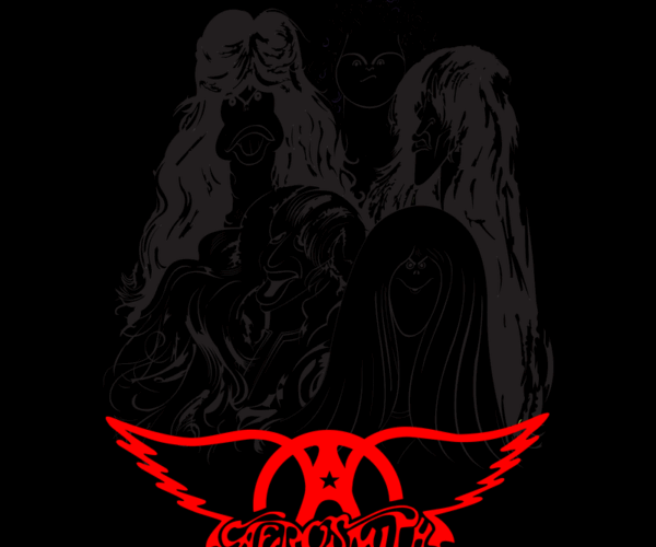 Aerosmith Caricature - Rock Band Illustration