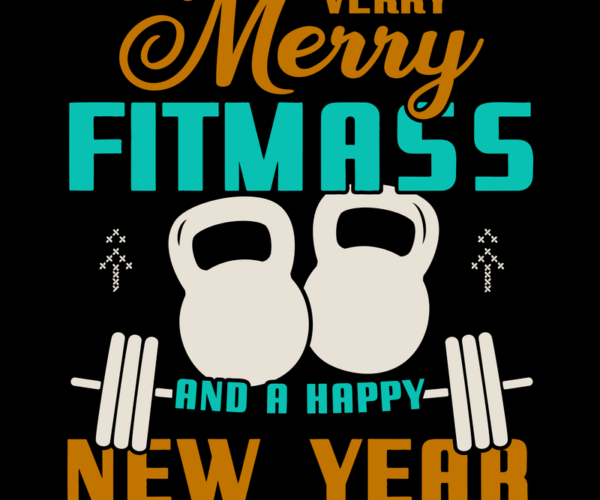 Merry Fitmass - Holiday Fitness Artwork